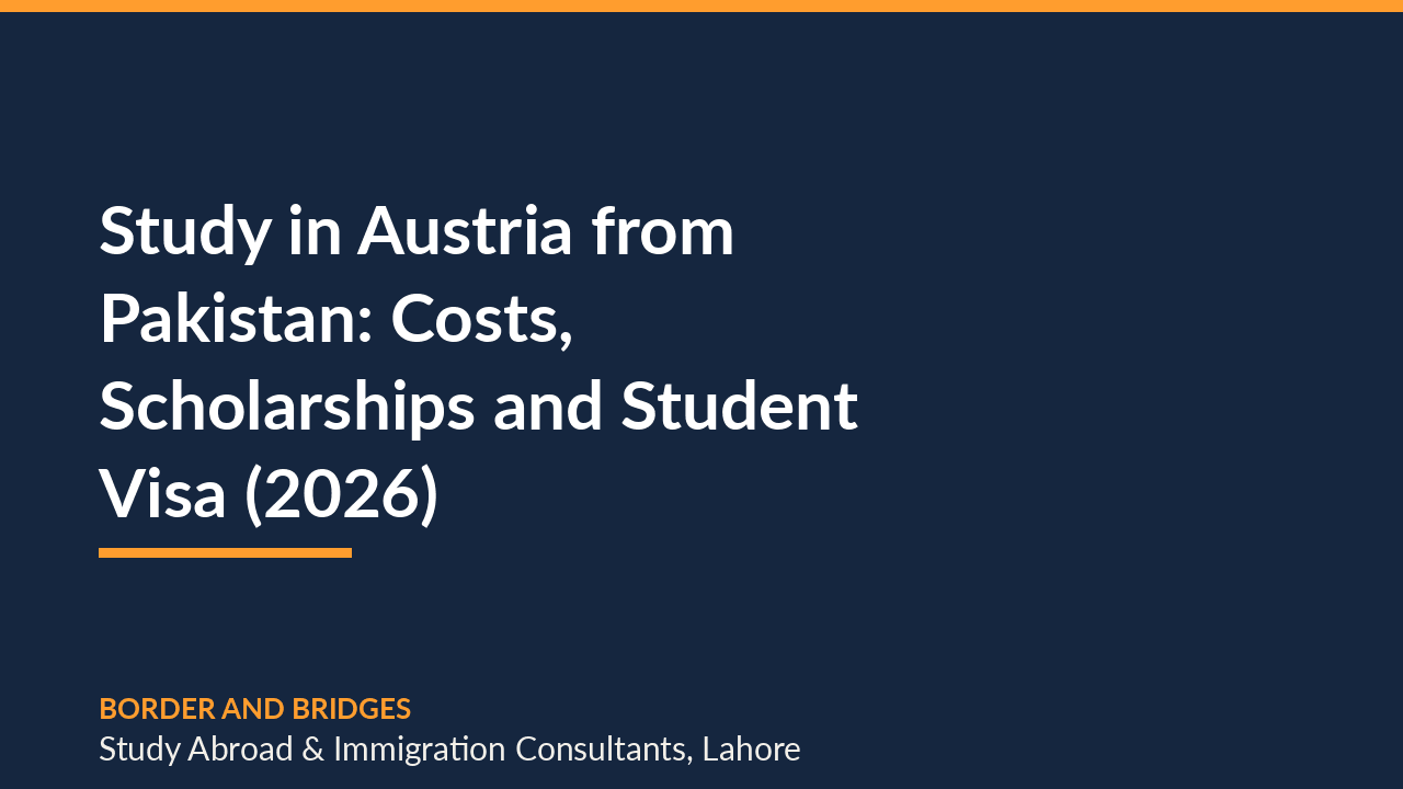 Study in Austria from Pakistan: Costs, Scholarships and Student Visa (2026)