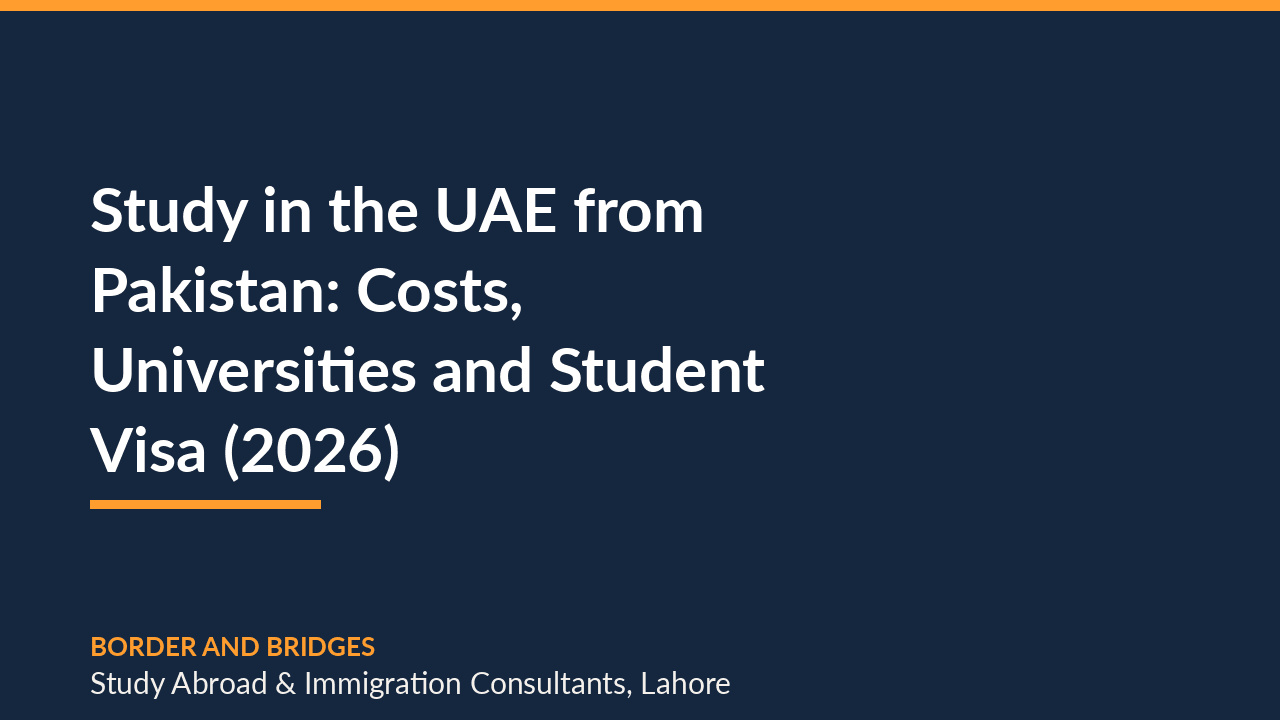 Study in the UAE from Pakistan: Costs, Universities and Student Visa (2026)