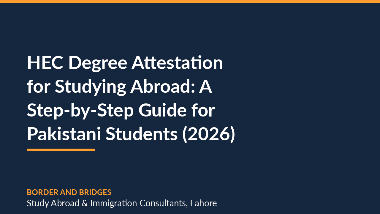 HEC Degree Attestation for Studying Abroad: A Step-by-Step Guide for Pakistani Students (2026)