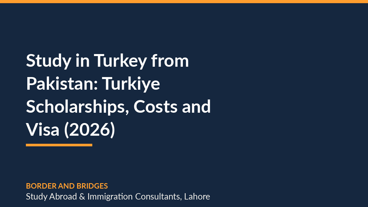 Study in Turkey from Pakistan: Turkiye Scholarships, Costs and Visa (2026)