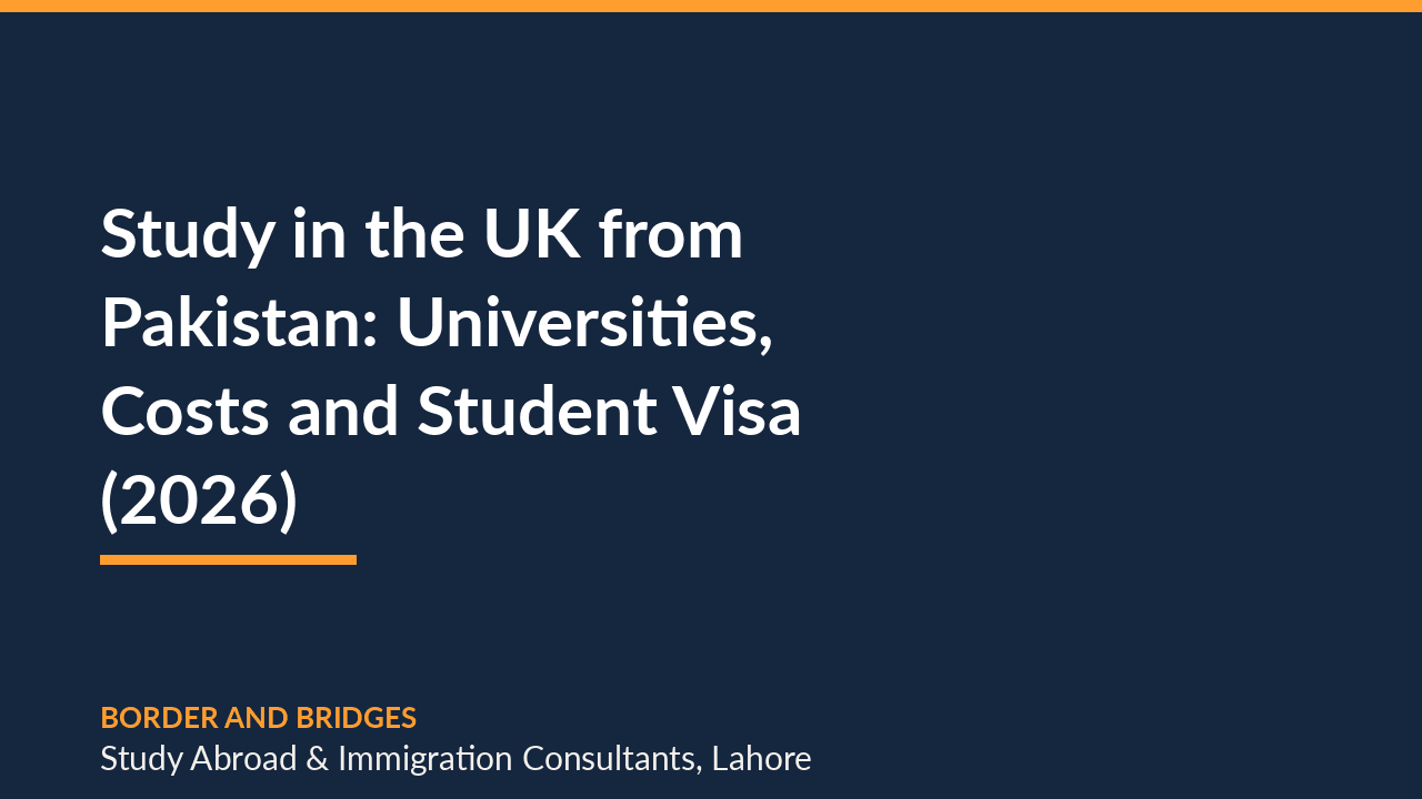 Study in the UK from Pakistan: Universities, Costs and Student Visa (2026)