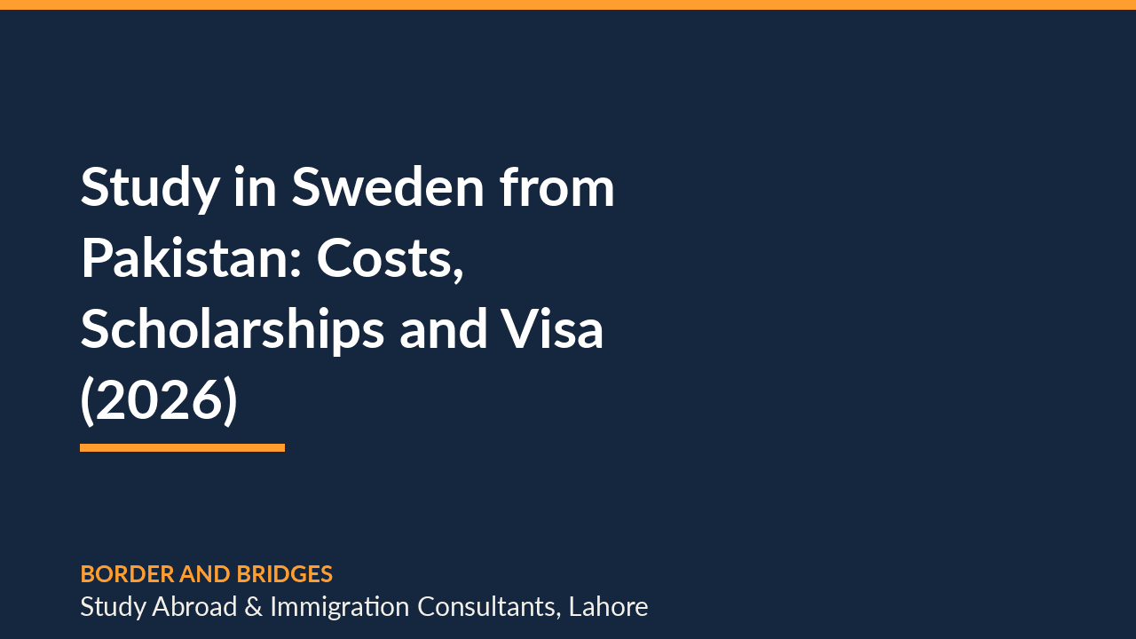 Study in Sweden from Pakistan: Costs, Scholarships and Visa (2026)