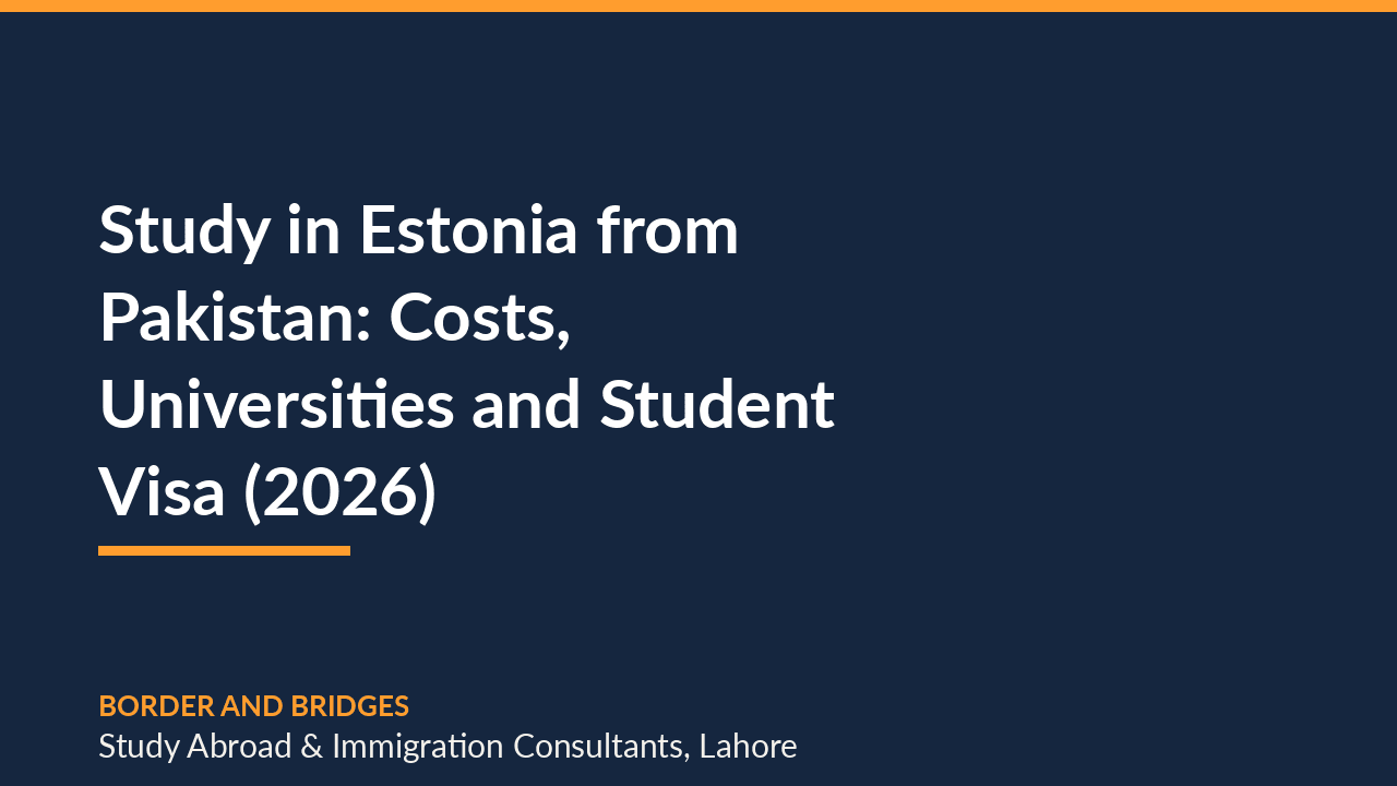 Study in Estonia from Pakistan: Costs, Universities and Student Visa (2026)