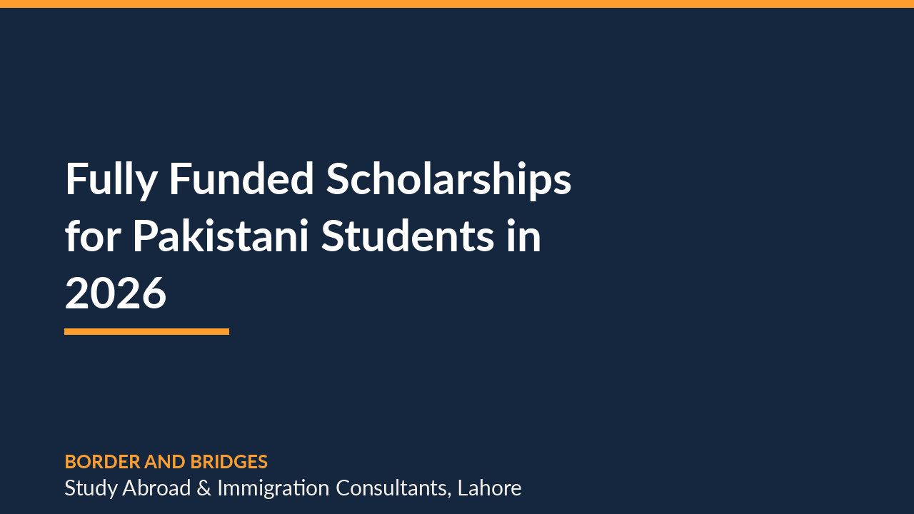 Fully Funded Scholarships for Pakistani Students in 2026