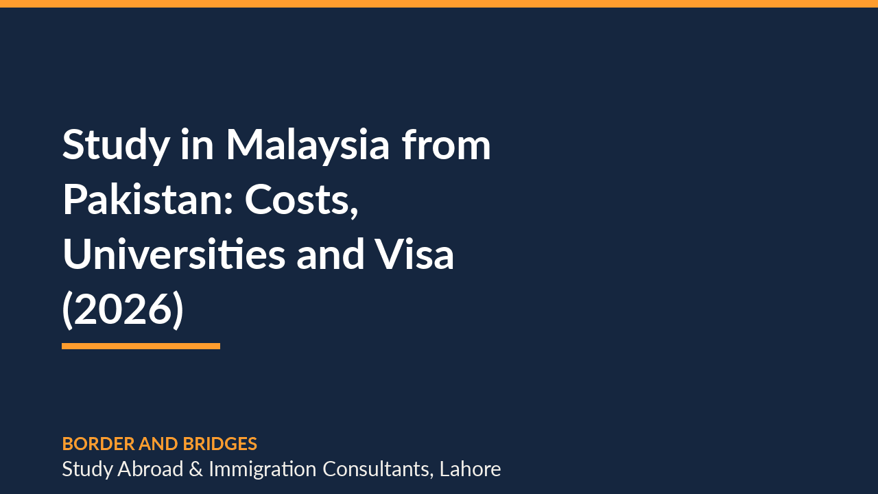 Study in Malaysia from Pakistan: Costs, Universities and Visa (2026)