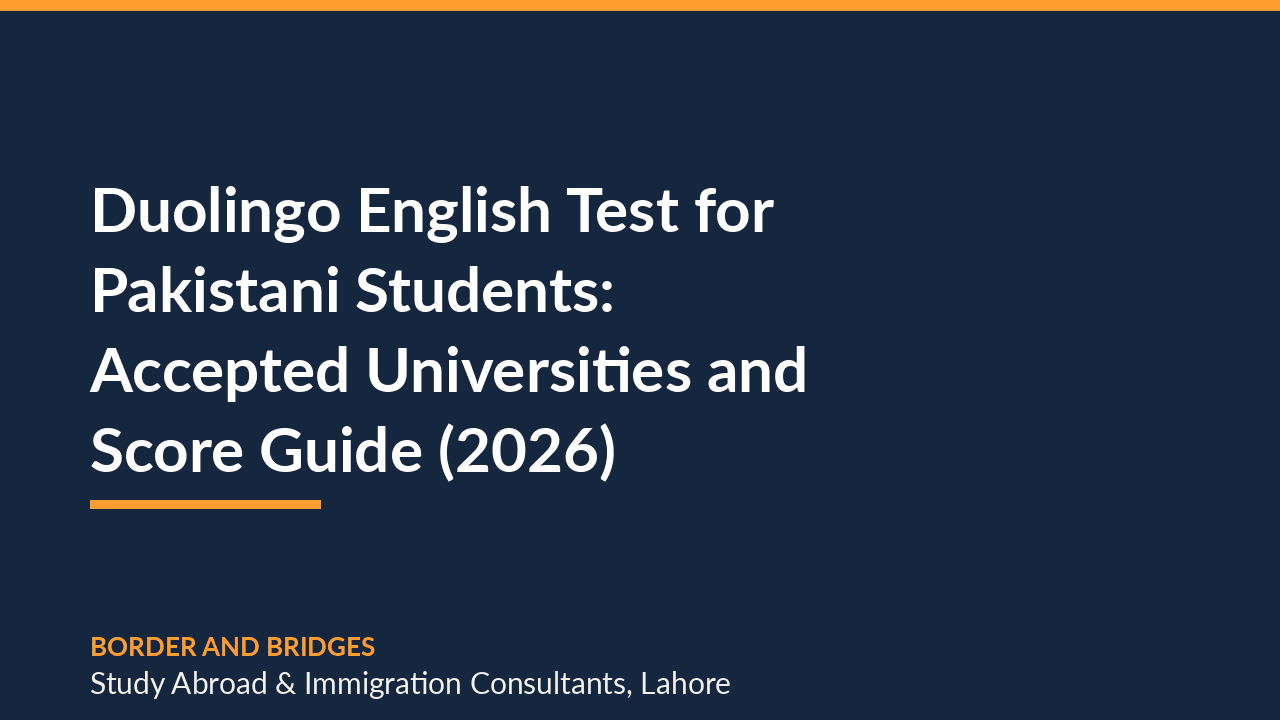 Duolingo English Test for Pakistani Students: Accepted Universities and Score Guide (2026)