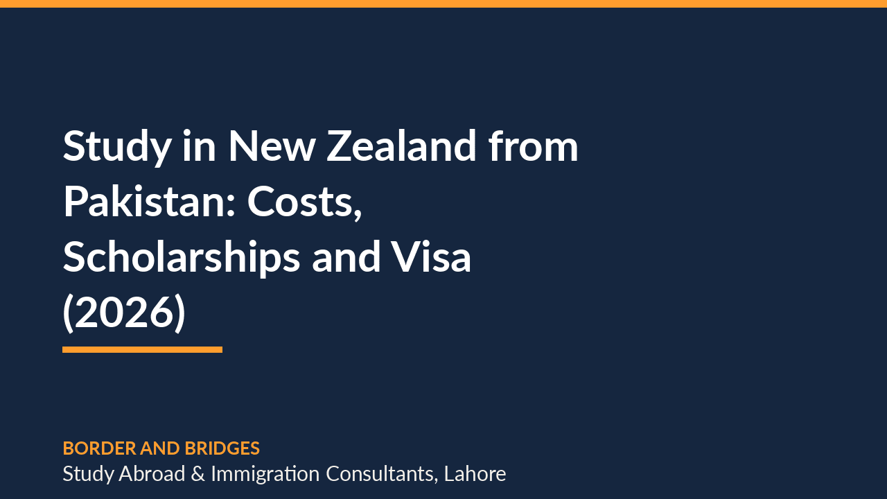 Study in New Zealand from Pakistan: Costs, Scholarships and Visa (2026)