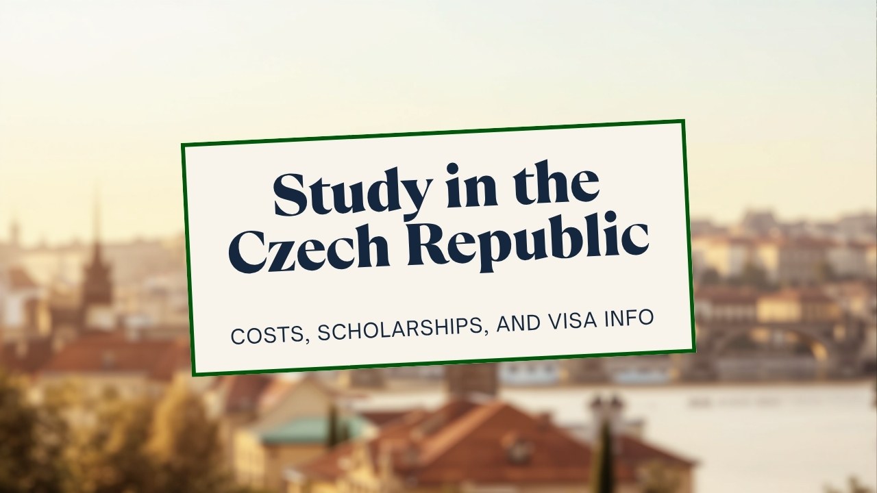 Study in the Czech Republic from Pakistan: costs, scholarships and student visa 2026