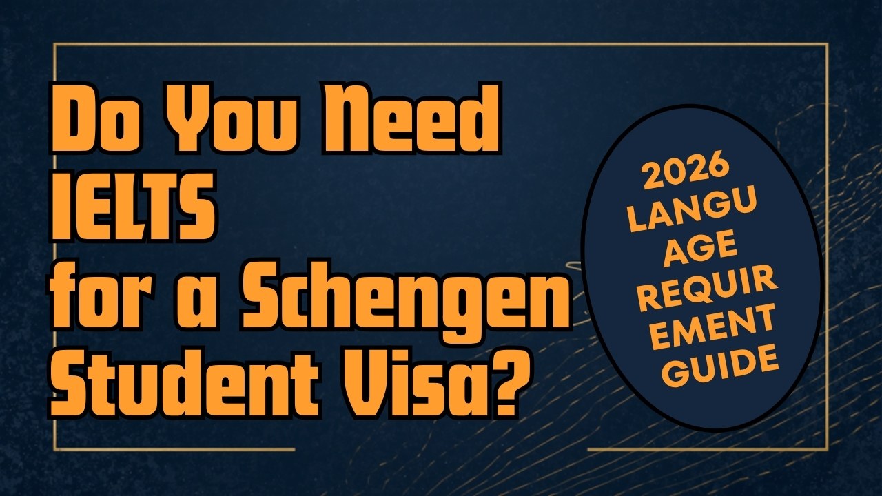 Do you need IELTS for a Schengen student visa from Pakistan?