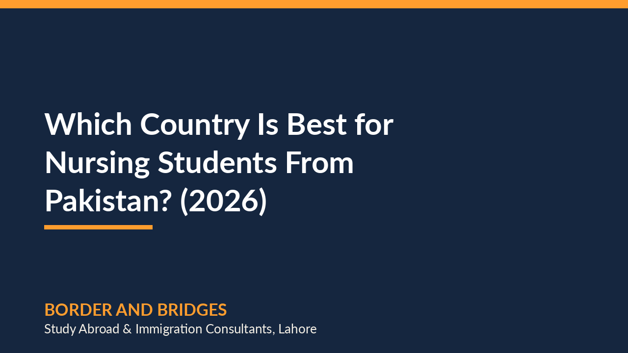 Which Country Is Best for Nursing Students From Pakistan? (2026)
