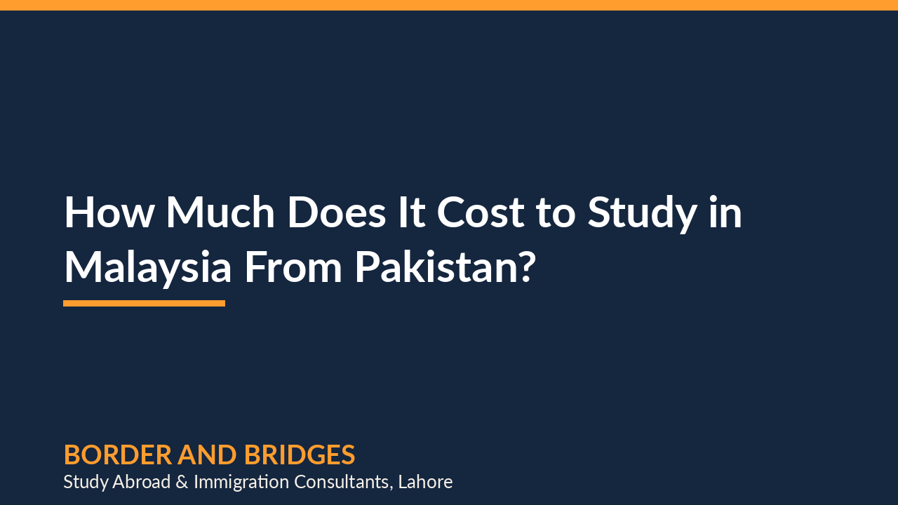 How Much Does It Cost to Study in Malaysia From Pakistan? (2026)
