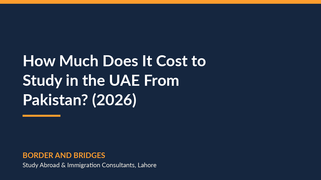 How Much Does It Cost to Study in the UAE From Pakistan? (2026)