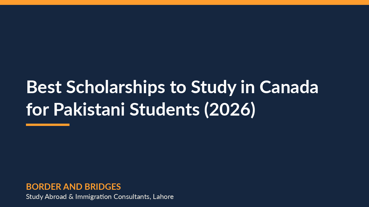 Best Scholarships to Study in Canada for Pakistani Students (2026)